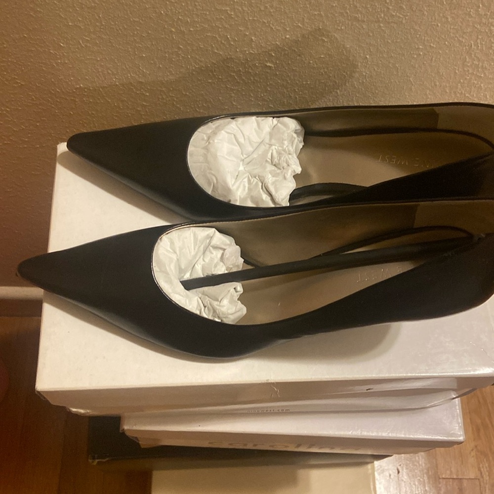 Black Nine West heels